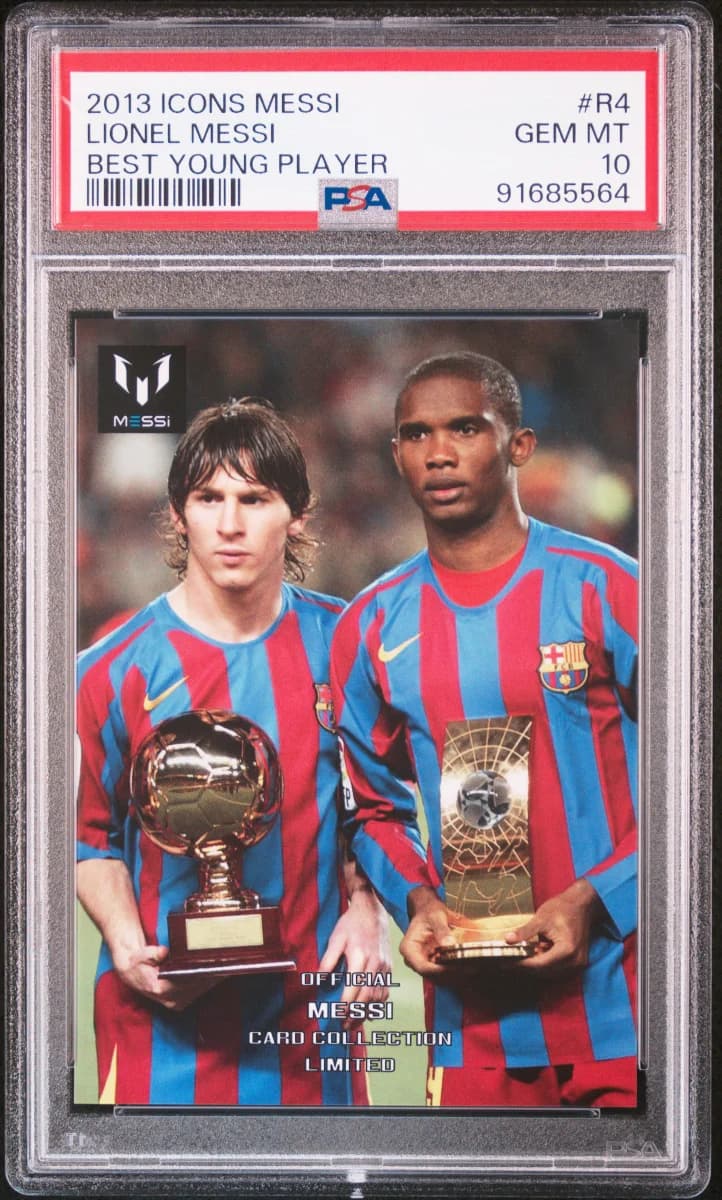 2013 Icons Lionel Messi (Limited Edition) PSA 10 Best Young Player