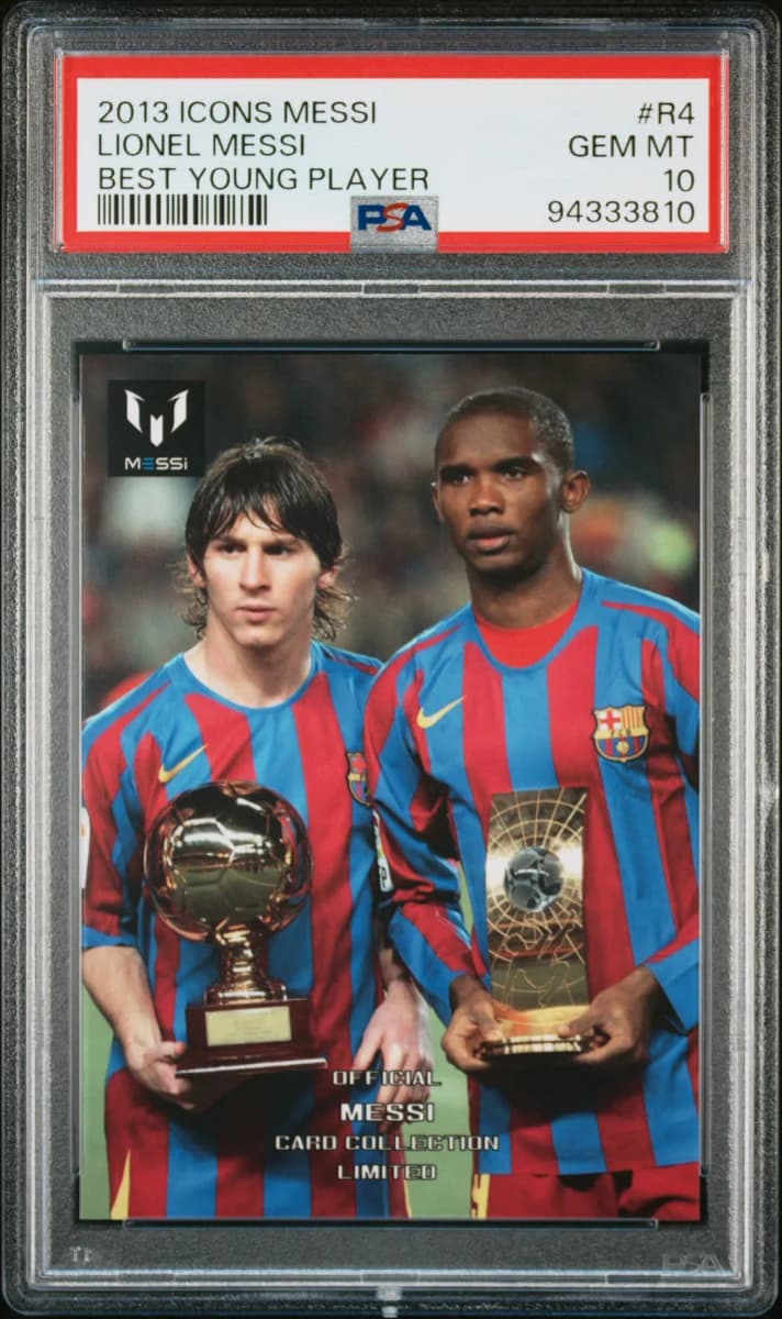2013 Icons Lionel Messi (Limited Edition) PSA 10 Best Young Player